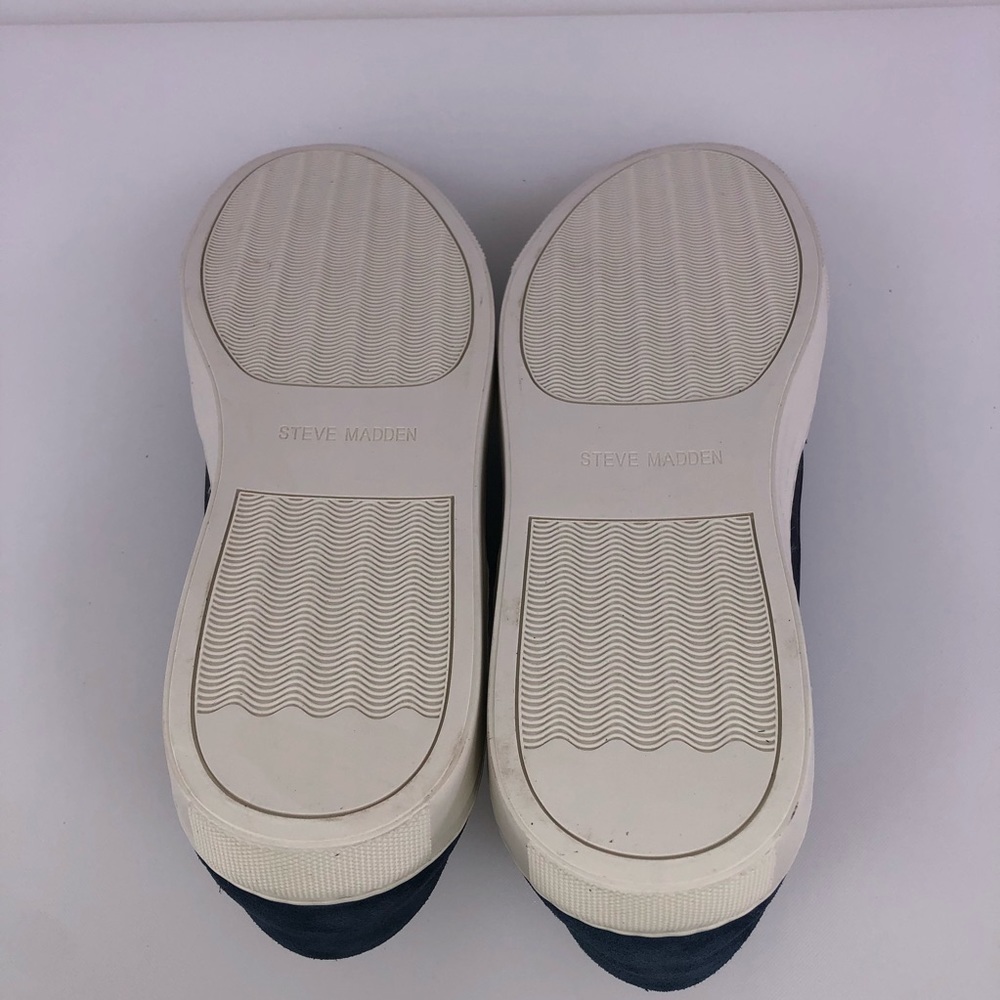 Steve Madden Fierce Navy Sneaker Shoes Size 11.5 - Picture 6 of 8